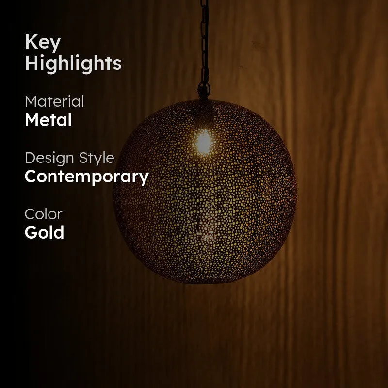 Fig Living Casablanca Ceiling Lamp - Gold media 2