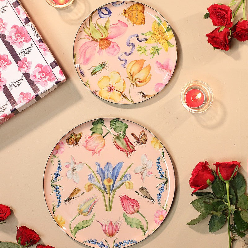 Petalverse Metal Wall Plates - Set Of Two