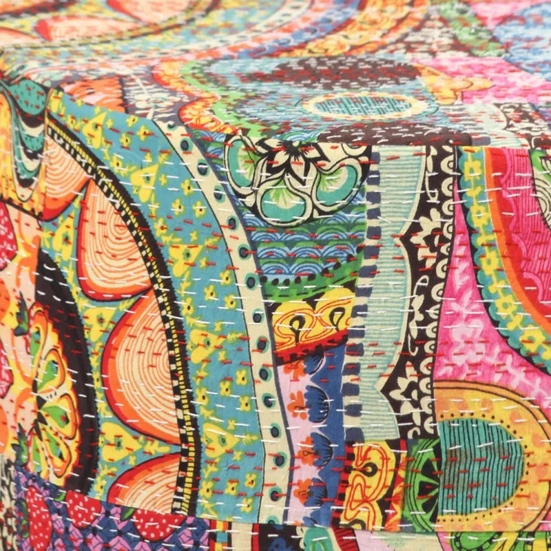 Jrixon Sheesham Wooden Ottomans - Multicolor media 6