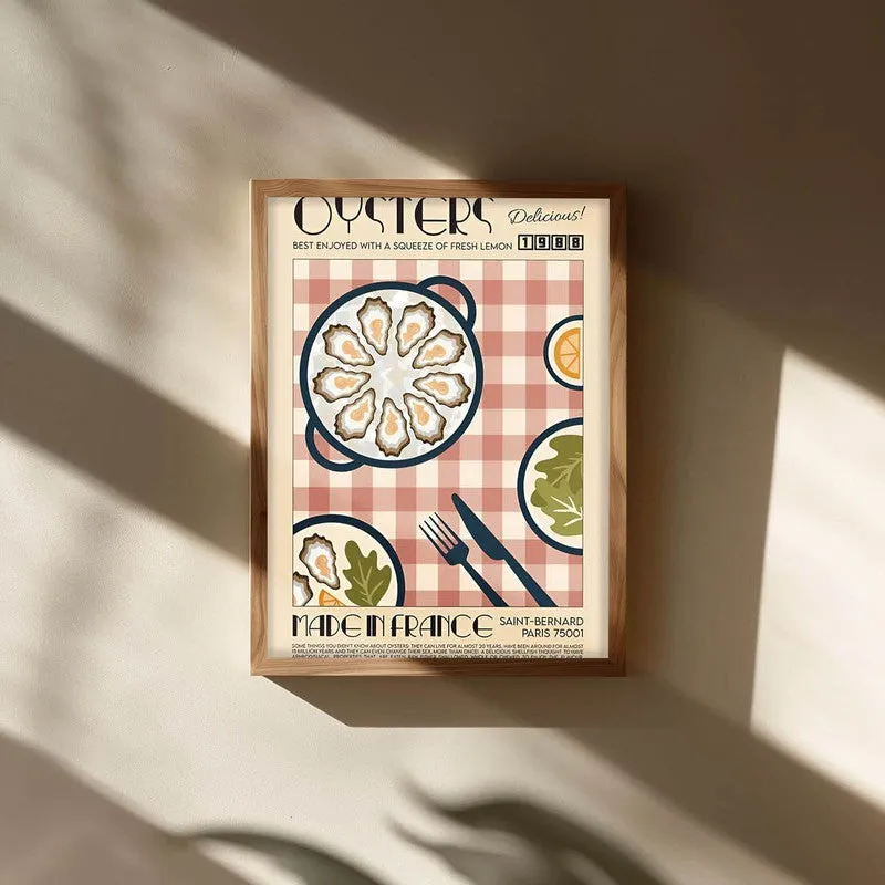Dine Divine Archival Canvas Wall Art - Brown media 3
