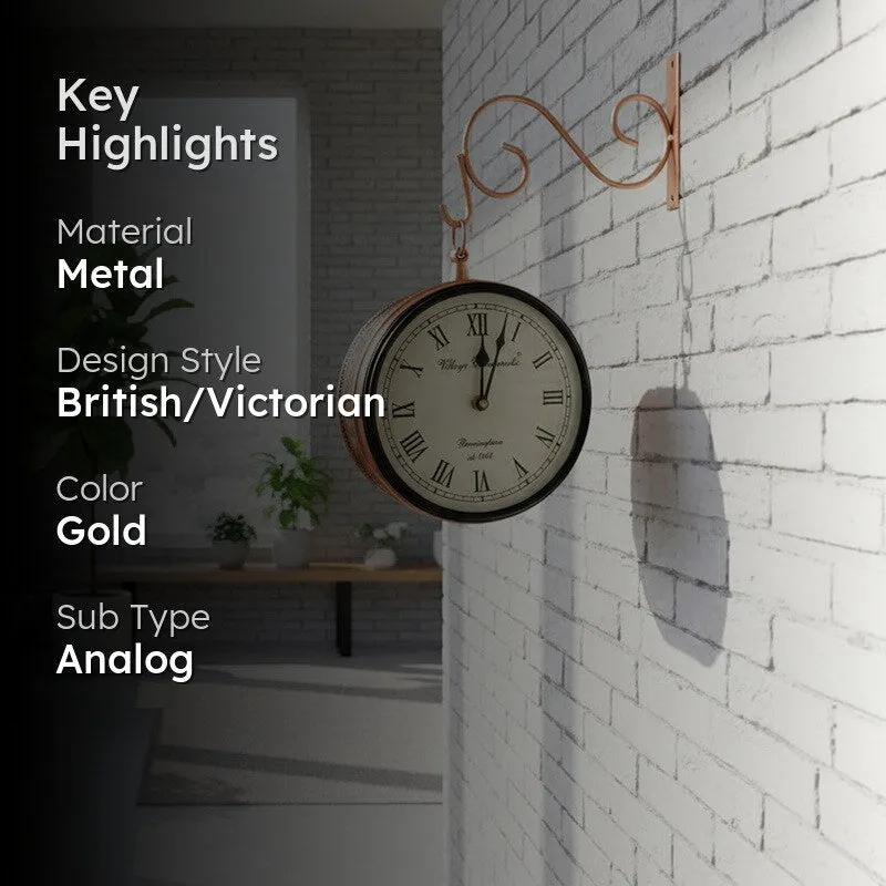 Grand Heirloom Dial Metal Wall Clock media 2