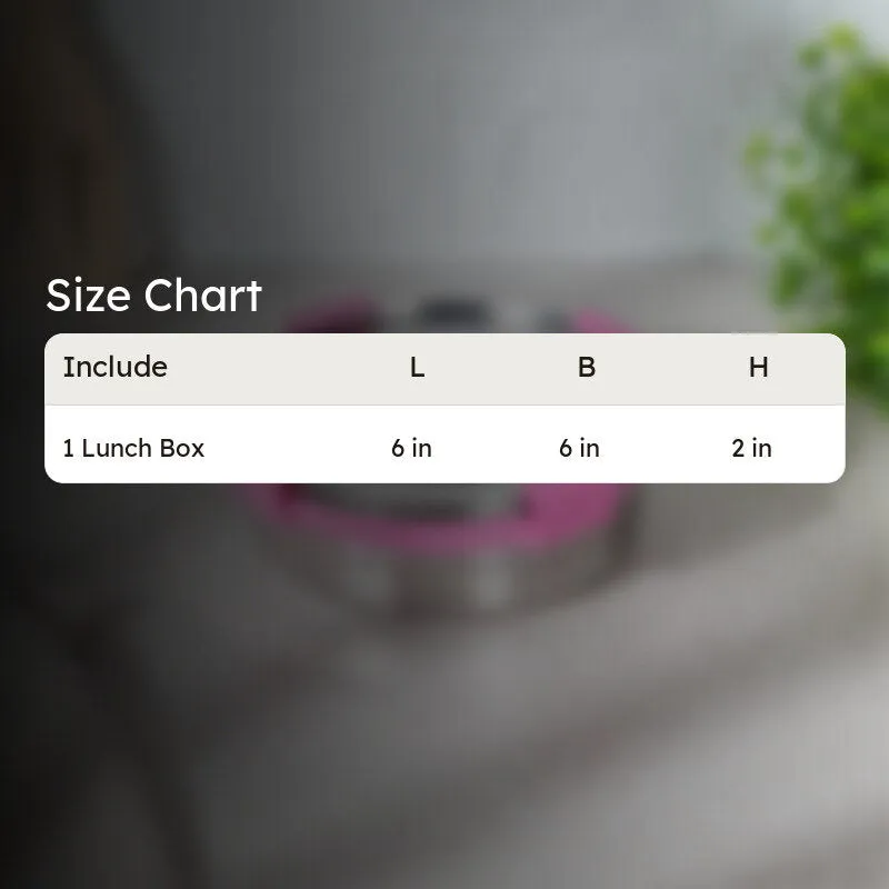 Clip Lock Lunch Box (600 mL) - Pink media 7