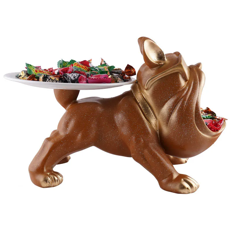 The Posh Pup Painted Polyresin Show Piece - Brown media 3