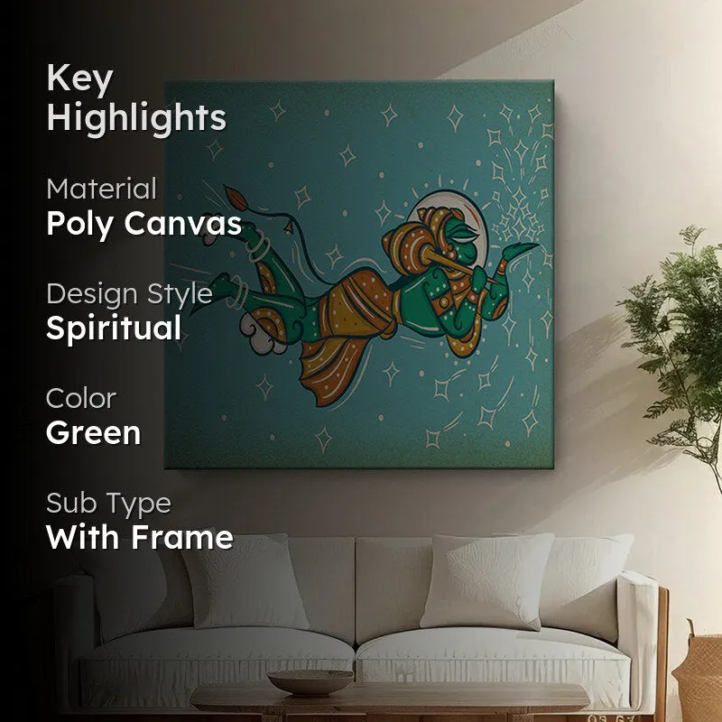 Pavanputra Wall Painting media 2