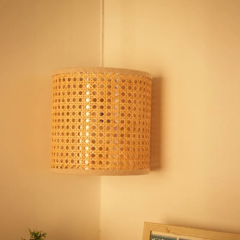 Woven Radiance Cylindrical Ceiling Lamp media 4