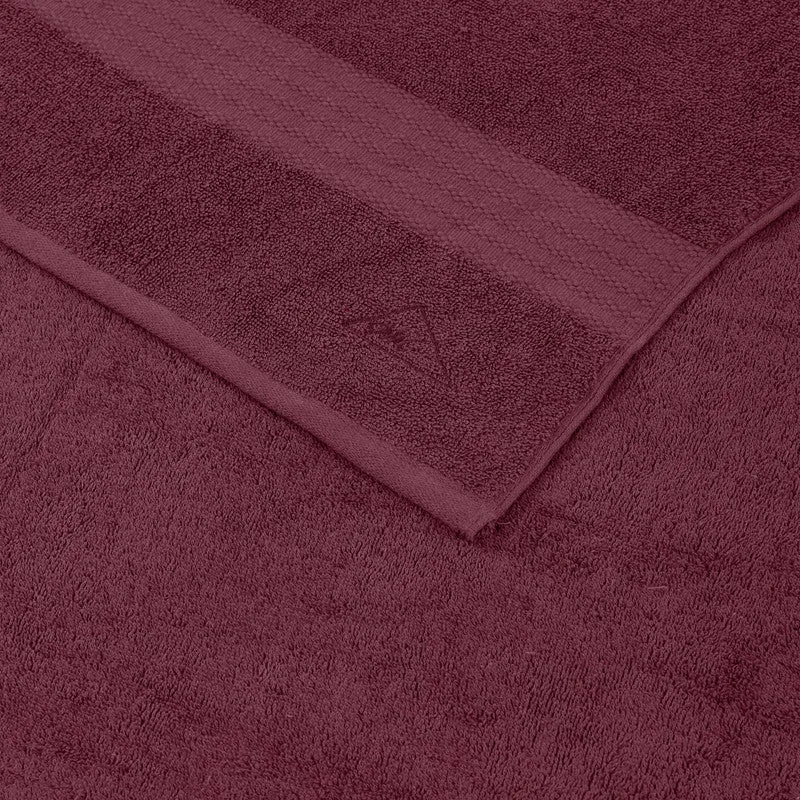 Monte Carlo Dry Nest Pure Cotton Bath Towel - Wine media 7