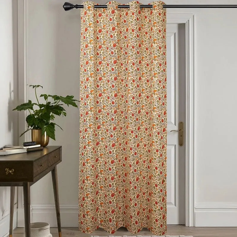 Rosevine Elegance Cotton Curtain media 4