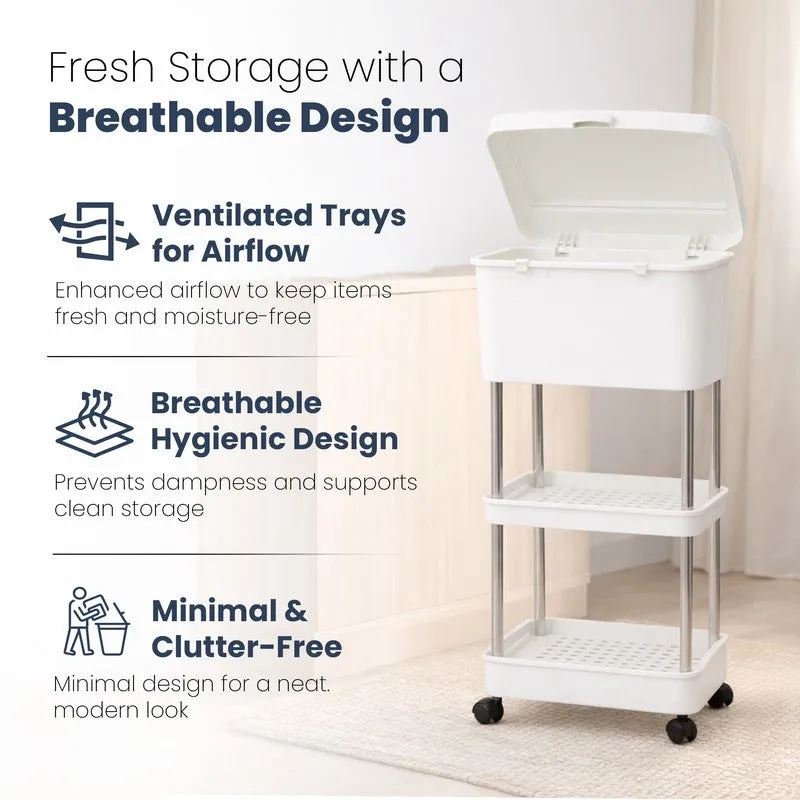Rioware Roll Nest White Plastic Racks media 7
