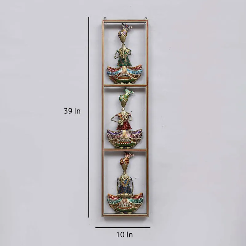 Gilded Tribal Form Iron Wall Accent media 5