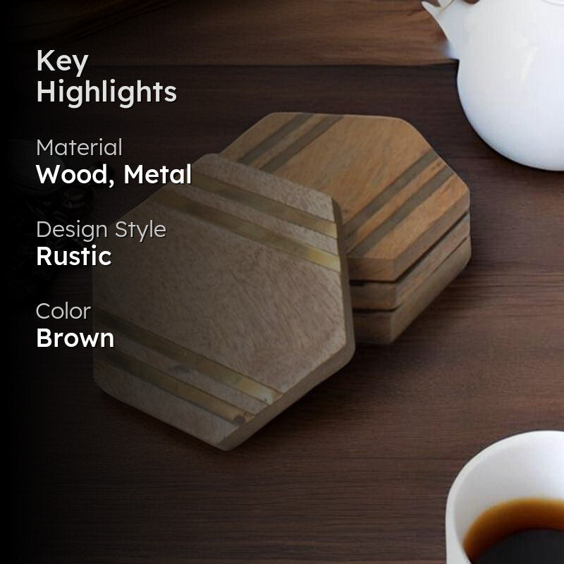 Stripe Stove Coaster - Set Of Four media 2