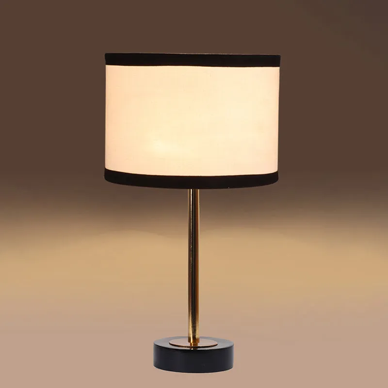 Cotin I Stripe Rodin Wooden Table Lamp - White,Gold,Black media 6