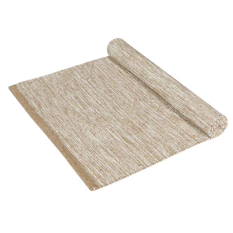 Artivine Cotton Runner Rug - Beige media 6