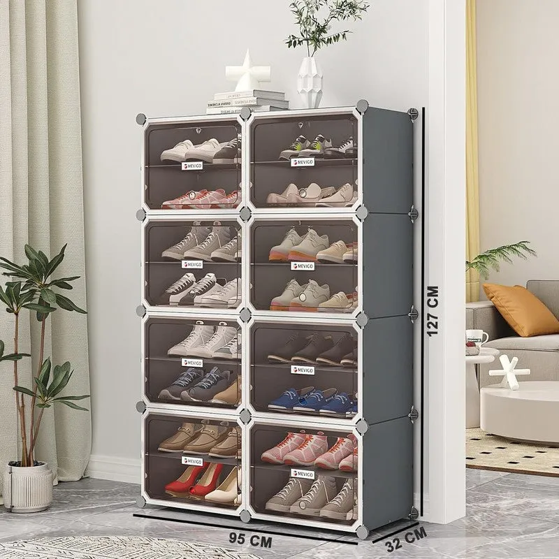 Pavement Brown Plastic & Metal Shoe Racks media 9