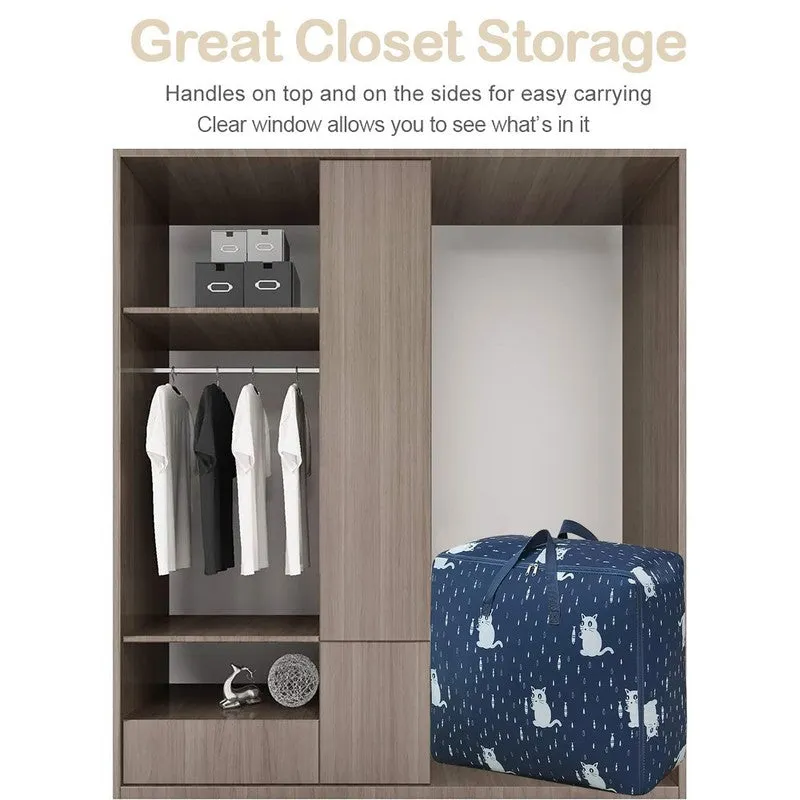 Cylora Fabric Cloth Organiser - Blue media 4
