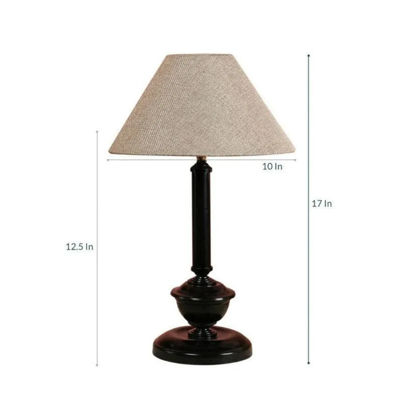 Laepo Agatha Fabric Table Lamp - Beige,Black media 5