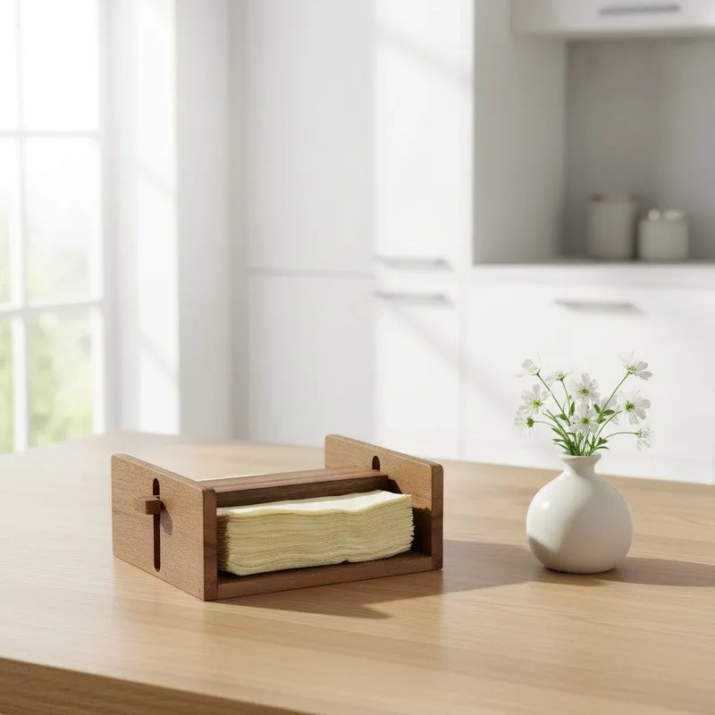 WoodNest MDF Tissue Holder media 3