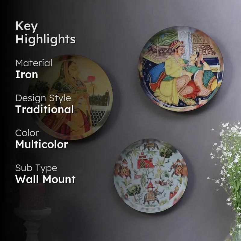 The Royal Kingdom Wall Plate - Set Of Three media 2
