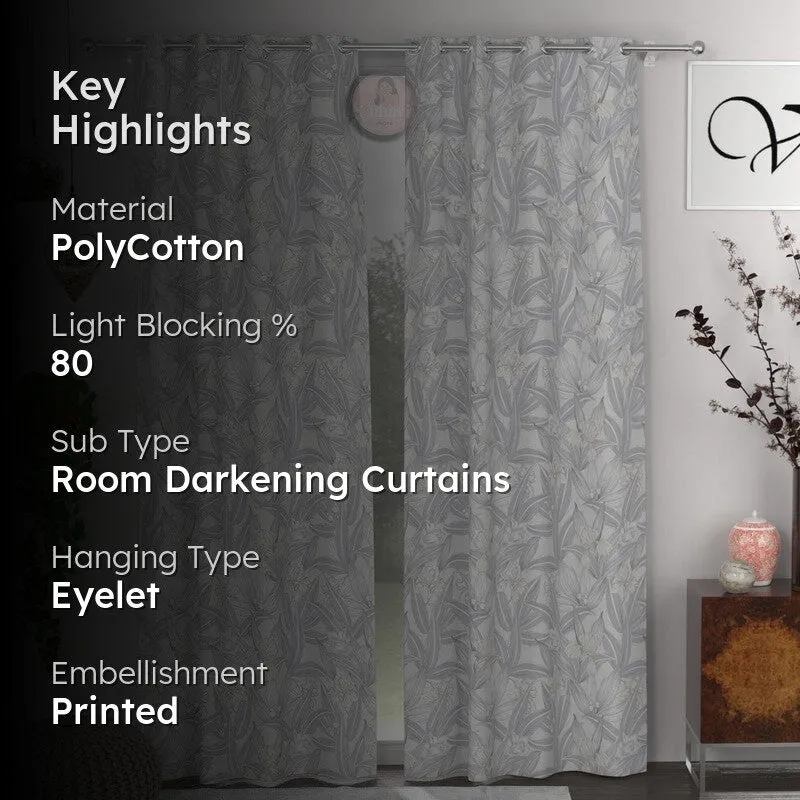 Floral Whispering Curtains - Set of Two media 2