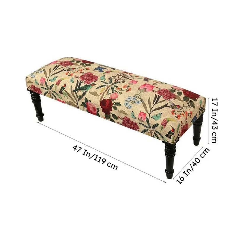 India Circus Sheesham Wood Bird Land Wooden Bench media 7