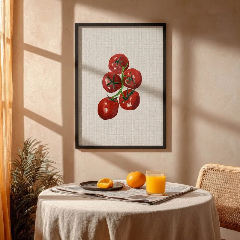 GlidedTomatino Archival Canvas Wall Art - Black media 4