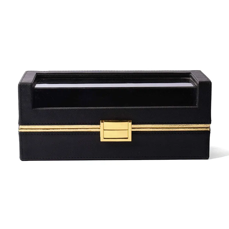 Ceastra Faux Leather Storage Box - Black media 6