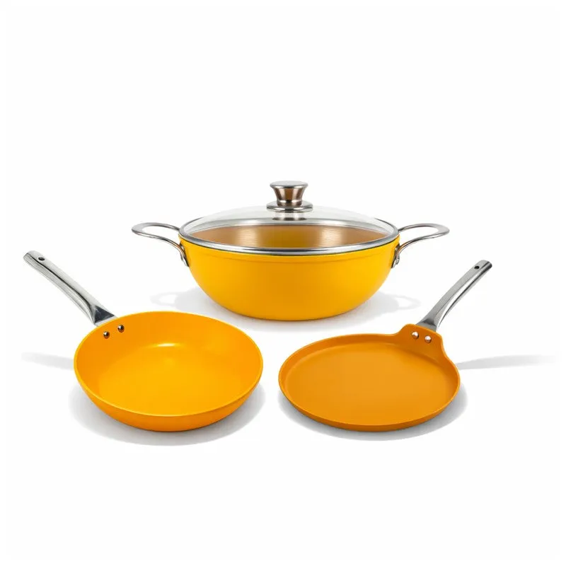 Salford Mealzen Cermaic Cookware Set - Three Piece Set media 3