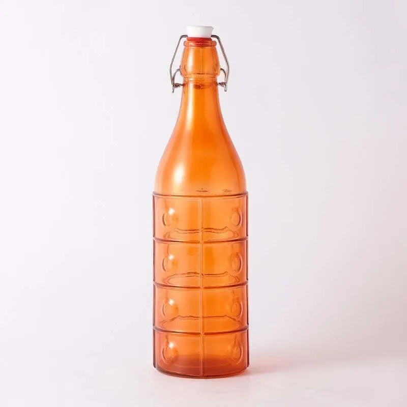 Vintage Fliptop Bottle - Orange media 5