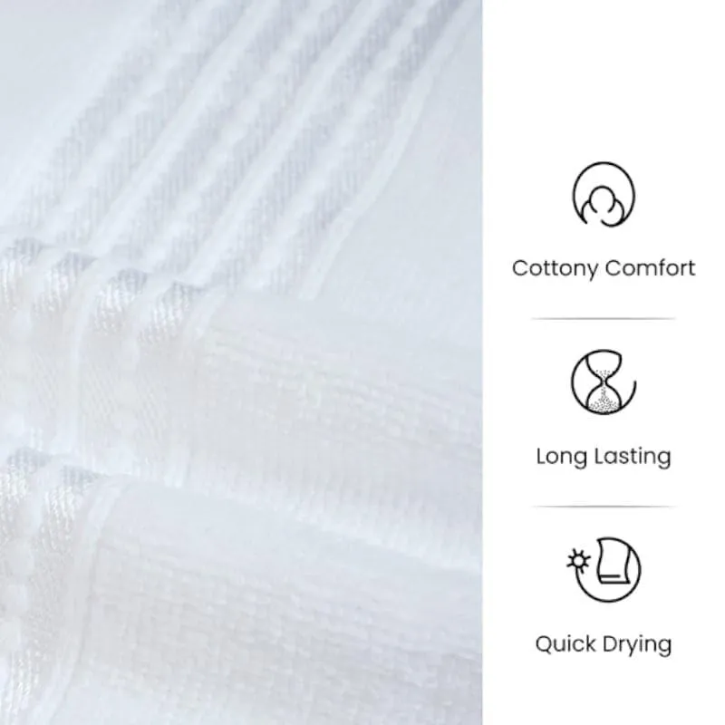 Micro Cotton LuxeDry Soothe Bath Towel - White media 6