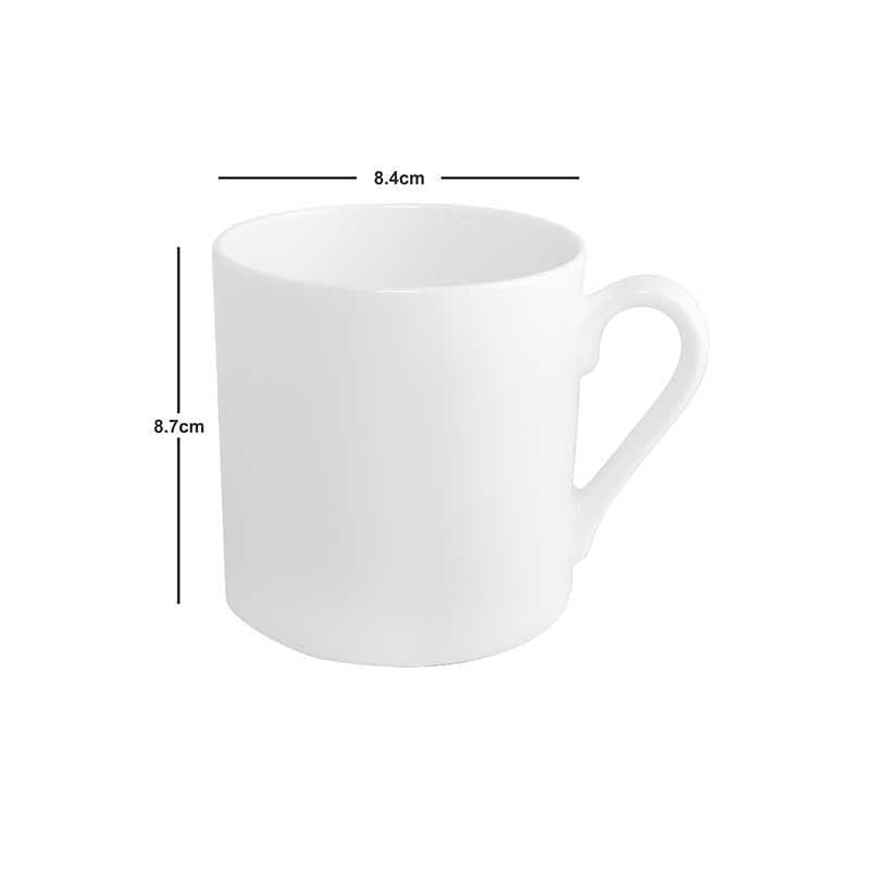 Sonaki Whitney Bone China Coffee Mug (360 mL Each) - Set of Four media 5