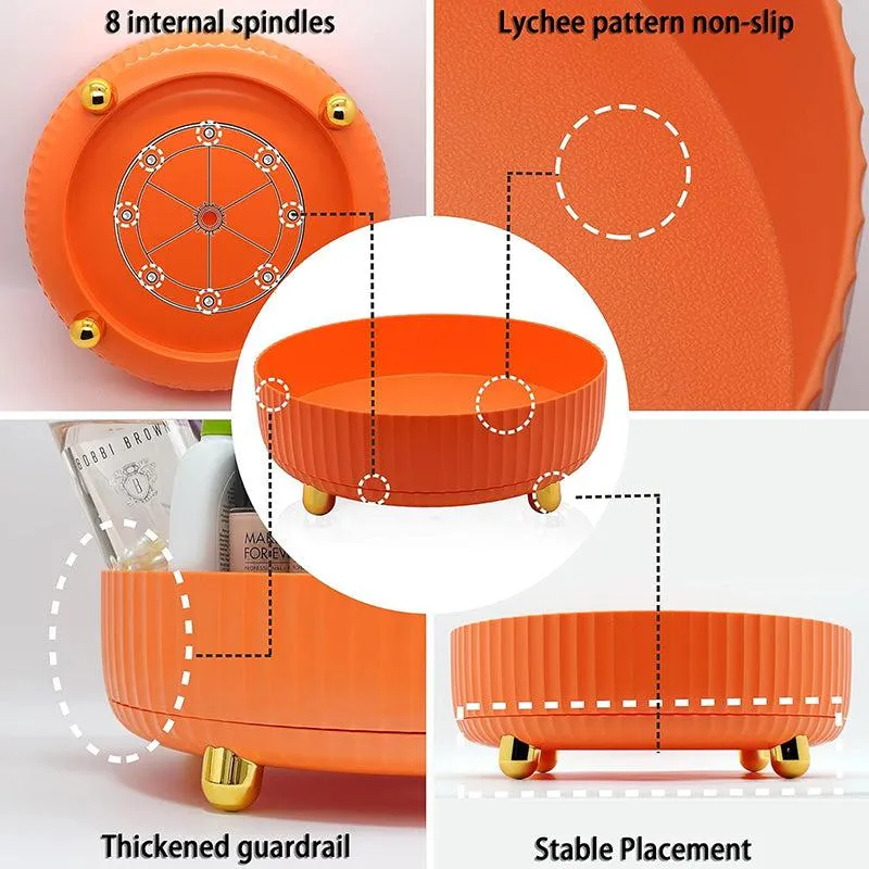 Bits & Bliss Revolving Desk Organizer - Orange media 4
