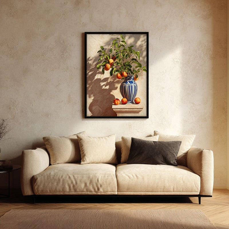 Maribel Canvas Wall Painting With Black Frame