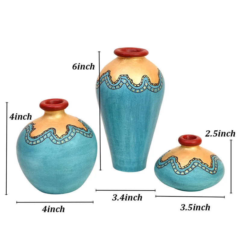 Rianna Terracotta Vase - Three Piece Set media 6