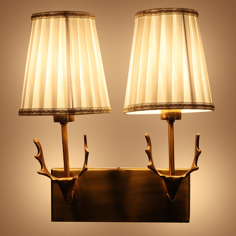 Linera Duo Cotton & Iron Wall Lamp media 7