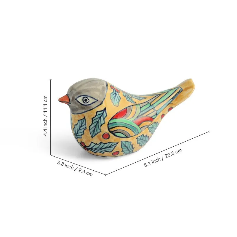 Chirpy Charm Ceramic Handpainted Showpiece media 7