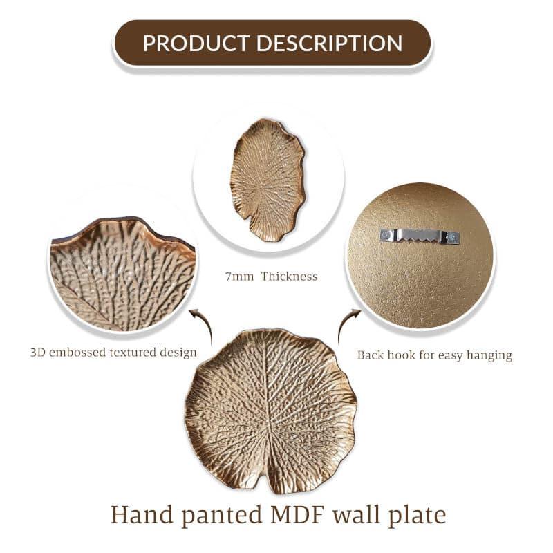 Leafy MDF Wall Accent - Set Of Four media 4