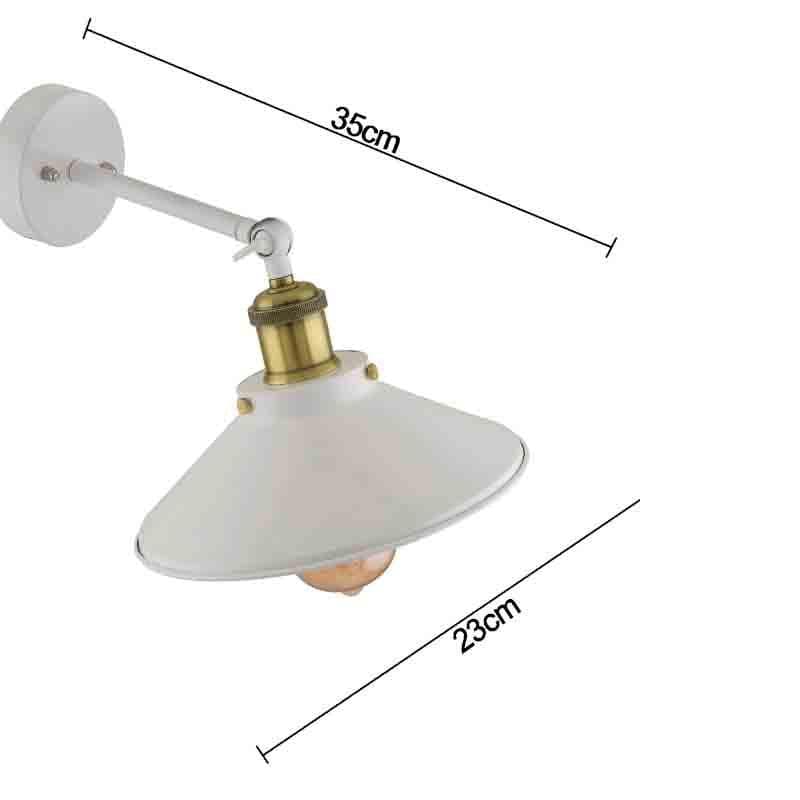 Indak Metal Wall Lamp - Gold media 5