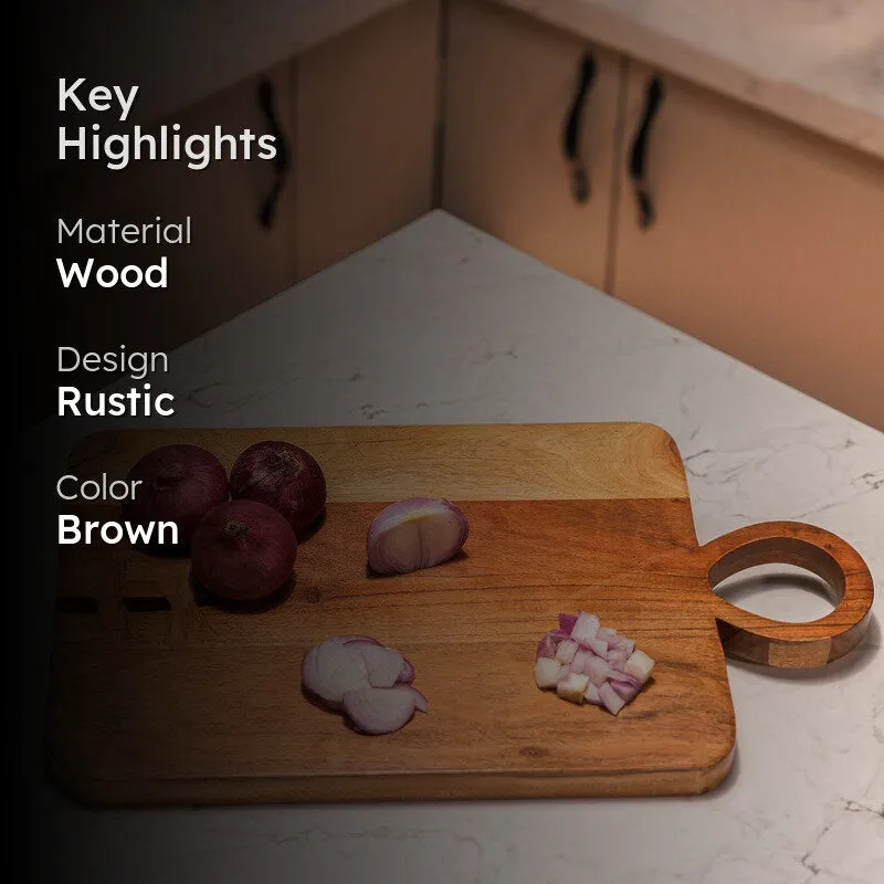 TimberArc Wood Kitchen Chopping Board media 2