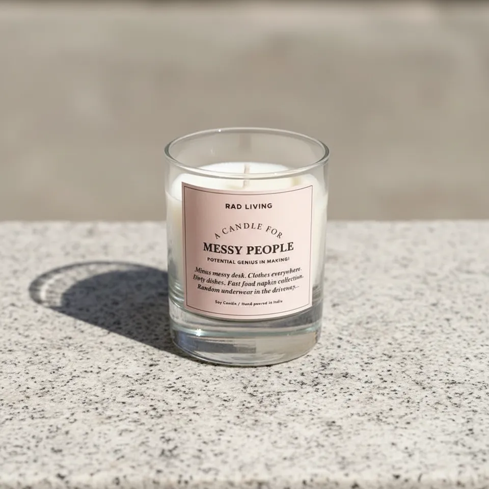 Messy People - Real Life Scented Candle media 1