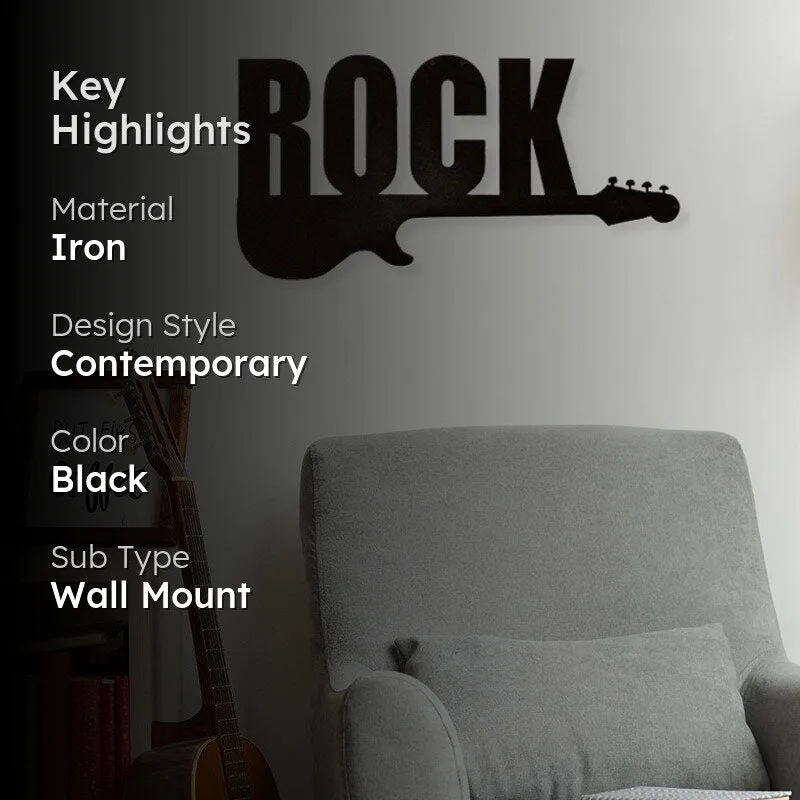 Rock Black Iron Wall Accent media 2