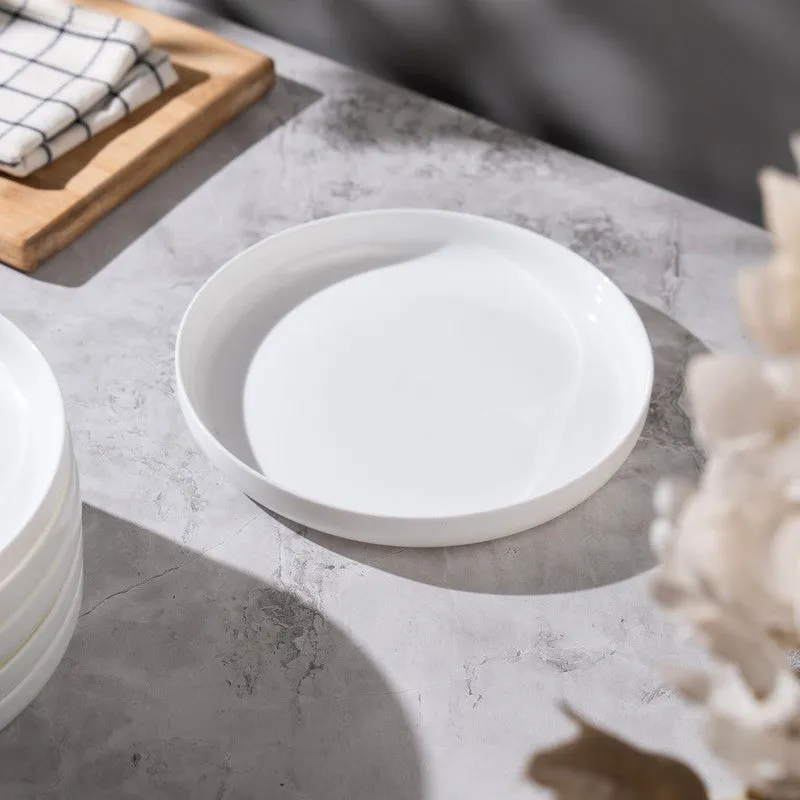 SnackBloom Opalware Glass (Small) Quarter Plates - Set of Six - 5