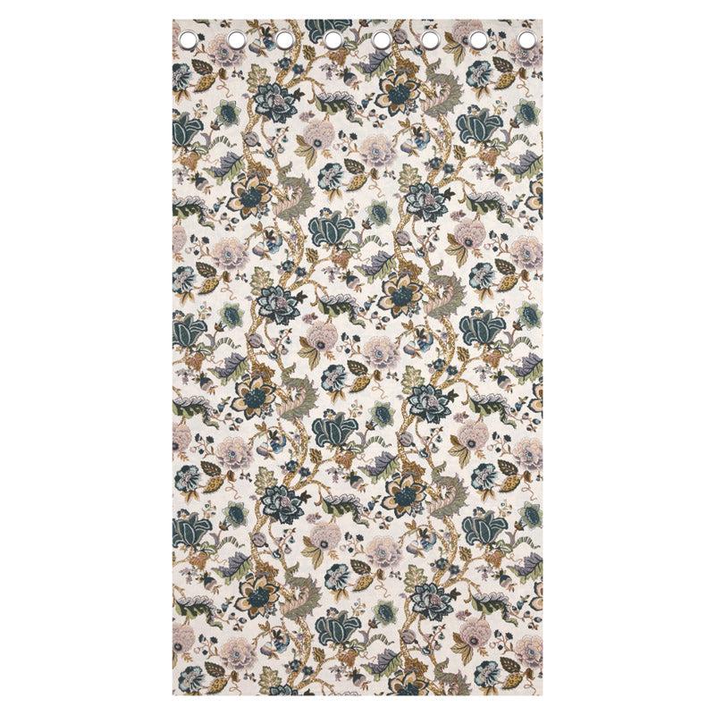 Mivaana Floral Curtain - Creamy Blue media 8