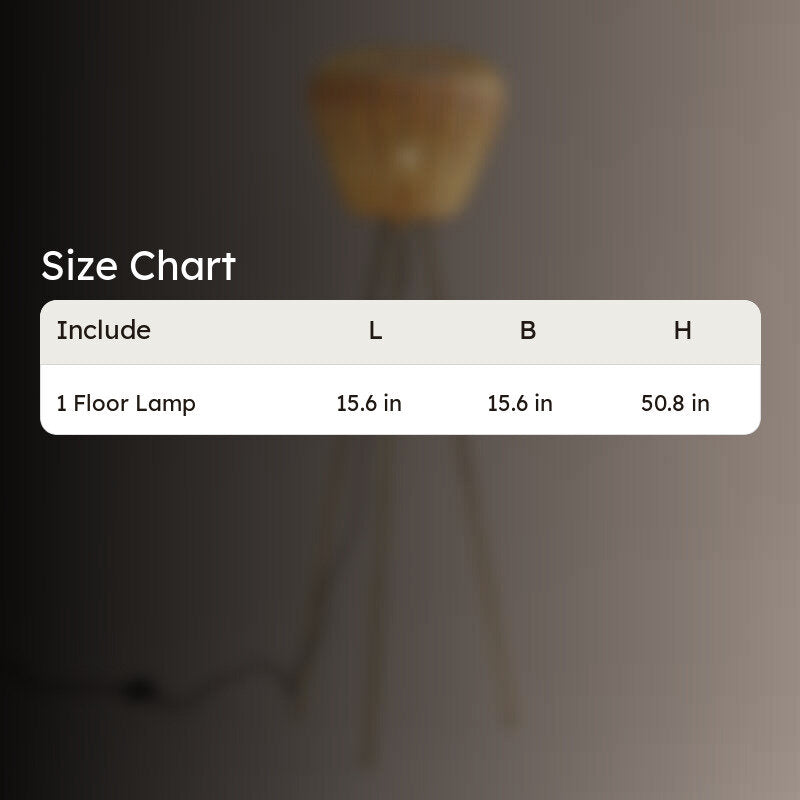 Fig Living Urban Rustica Tripod Floor Lamp media 11