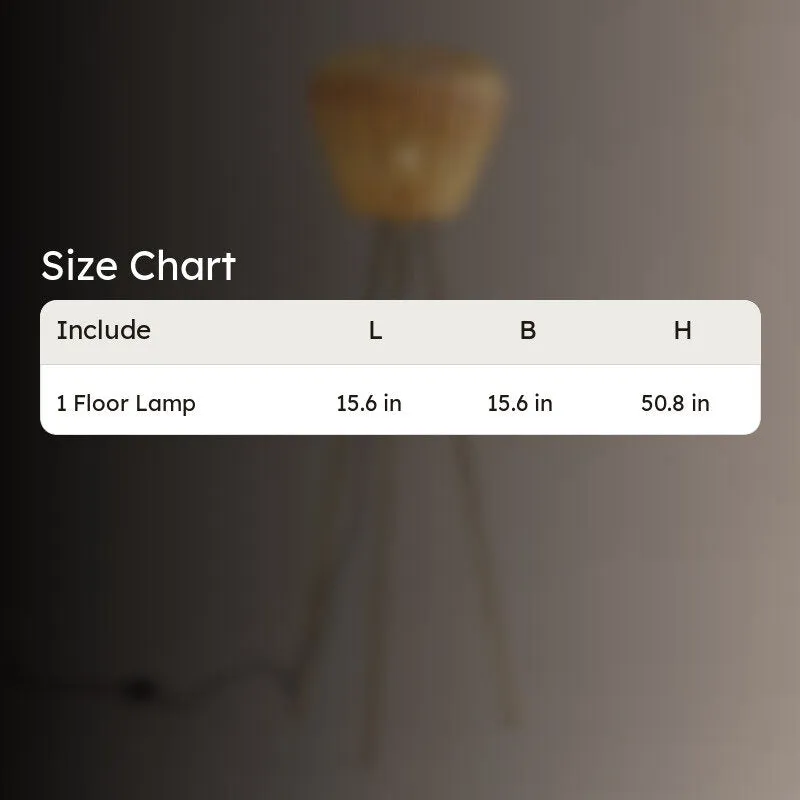 Fig Living Urban Rustica Tripod Floor Lamp media 11
