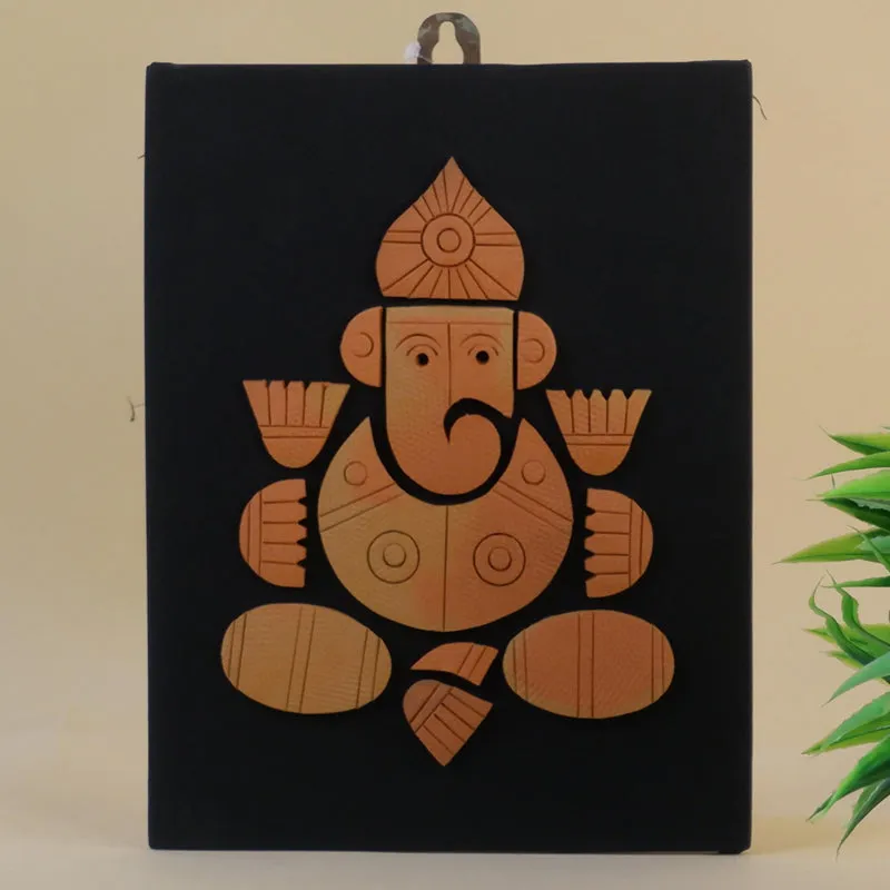 Ekadanta Echo Terracotta Wall Art media 3
