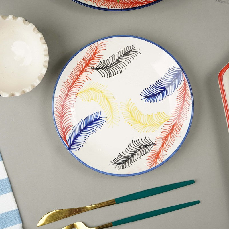 Multicolor Ceramic Dinner Set - 19 Piece Set media 9