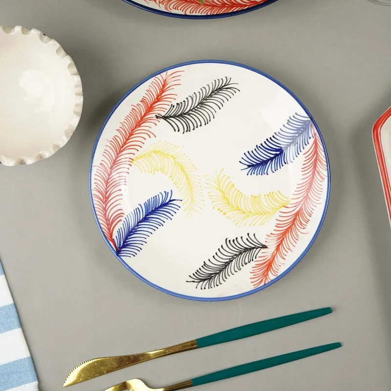 Multicolor Ceramic Dinner Set - 19 Piece Set media 9