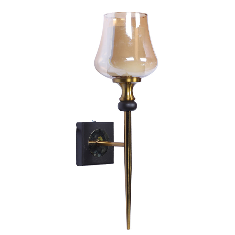Alankrita Iron & Glass Wall Lamp media 5