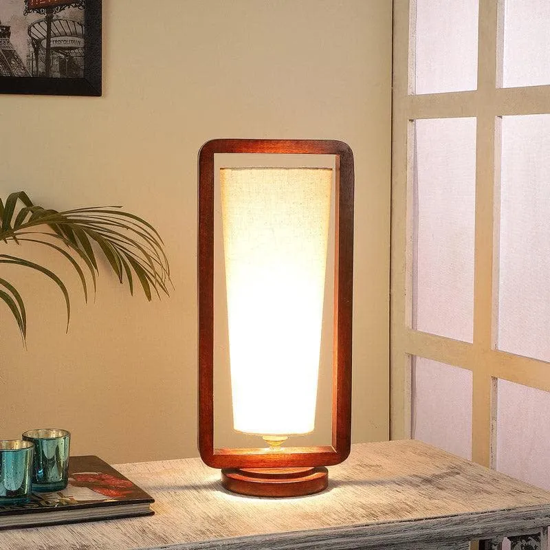 Glaca Fabric Table Lamp - Brown media 1