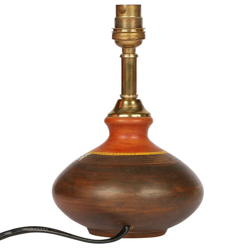 Ruba Handcrafted Terracotta Table Lamp - Multicolor media 6