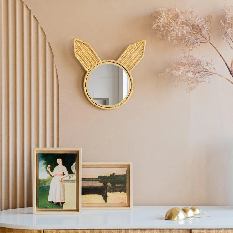 Orange Tree Rabbit Cane Wall Mirror media 3